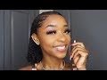 TRYING THE "WET LOOK" ON TYPE 4 MEDIUM LENGTH NATURAL HAIR | VERY DETAILED