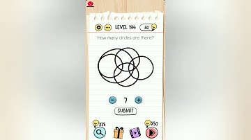 Brain Test Level 194 how many circles are there