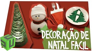 DIY | DECORAÇÃO DE NATAL BARATA E MUITO FÁCIL