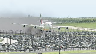 A380 Pilot Lost Control And Land Into A Parking Lot [XP11] by airddiction 7,840 views 2 months ago 4 minutes, 50 seconds