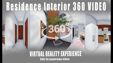 Residence interior/360 VR  Interior / 3d Interior Design / 4K animation
