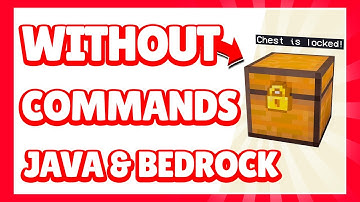 ✅ How to LOCK a CHEST in Minecraft WITHOUT COMMANDS! 😲 Java & Bedrock edition 1.19+ | Block Locker