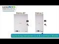 Electric Combi Boilers Company - Switching between Eco &amp; Comfort mode (Model: Elektra BP &amp; C)