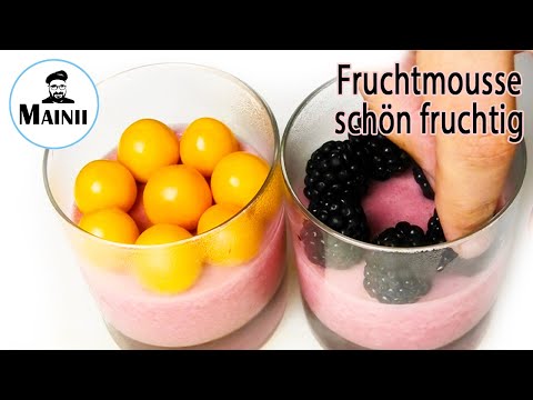 Video: Wie Macht Man Fruchtmousse