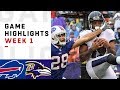 Bills vs. Ravens Week 1 Highlights | NFL 2018