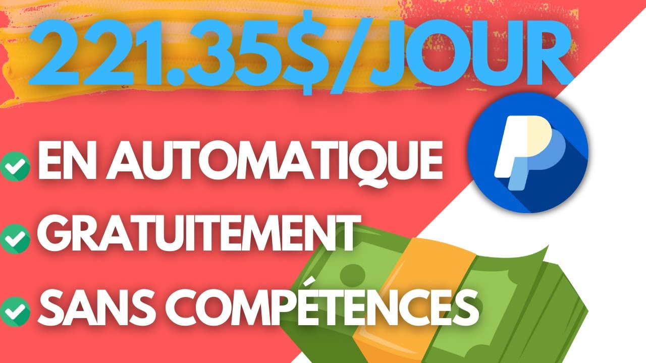 Gagner de L'argent PAYPAL Facilement et GRATUITEMENT Sur INTERNET en