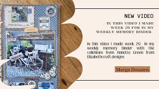 Week 29 in my weekly memory binder