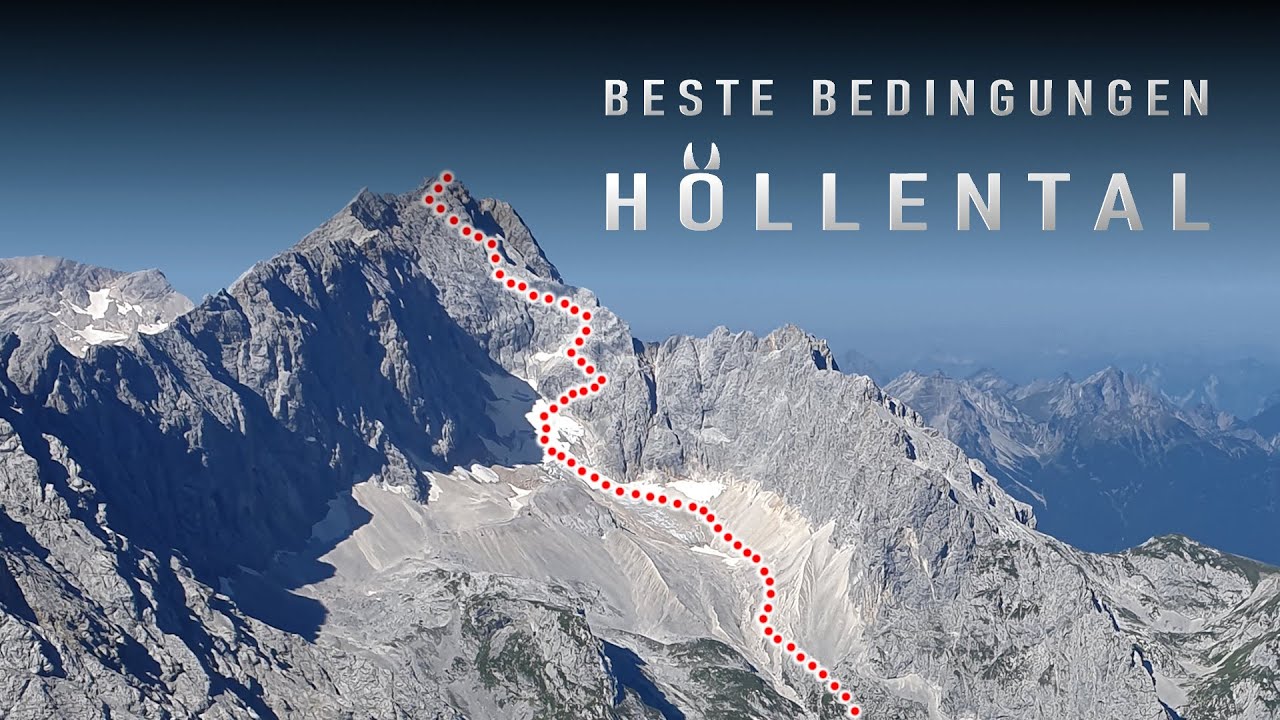 Zugspitze via Höllental im August bei besten Bedingungen