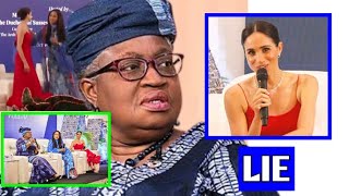 SHE'S A LIAR! Angry Dr. Ngozi SEIZE Mic From Meghan As She Claim To Be 43% Nigerian DurX Her Speech