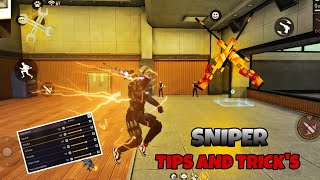 SNIPER TIPS AND TRICKS IN FREE FIRE MALAYALAM | Noobs YT | screenshot 3