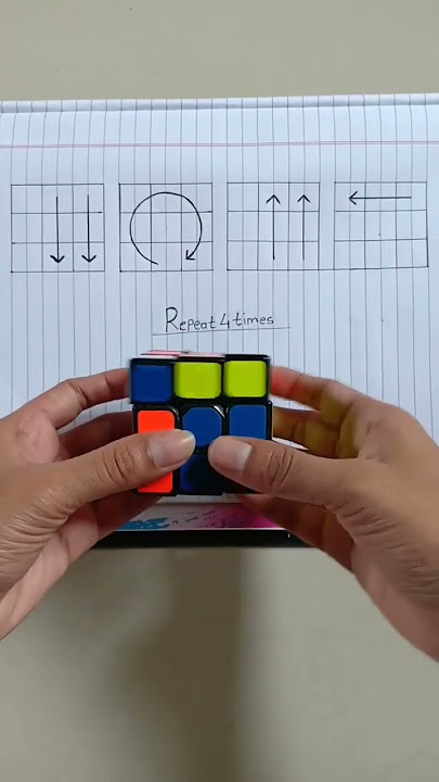 Trik Cara bermain Rubik #youtubeshorts #shorts #rubik