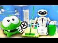 Om Nom & a Toy Robot: Funny Videos for Kids & Om Nom Episodes - Toys for Babies