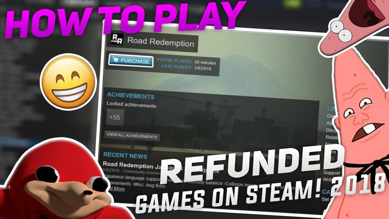 HOW TO PLAY REFUNDED GAMES ON STEAM 2018 YouTube HOW TO PLAY REFUNDED GAMES ON STEAM 2018 YouTube