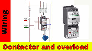 How to wire a contactor and overload - Direct Online Starter.