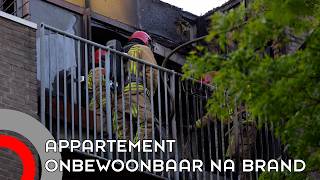 Appartement in Eindhoven onbewoonbaar na brand