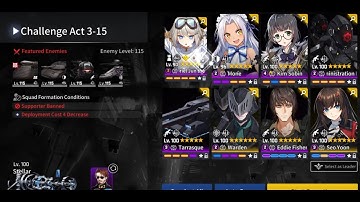 [Counterside] F2P G.A.P Challenge 3-15