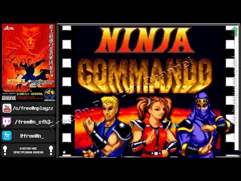 Ninja Commando (1992) - #АРКАДНЫЕ АВТОМАТЫ NEOGEO | ПРОХОЖДЕНИЕ | Ретро-игры