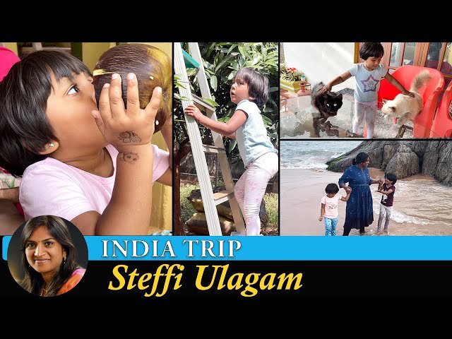 India Travel Vlog in Tamil | Alandra's Adventure in India - Steffi Ulagam class=