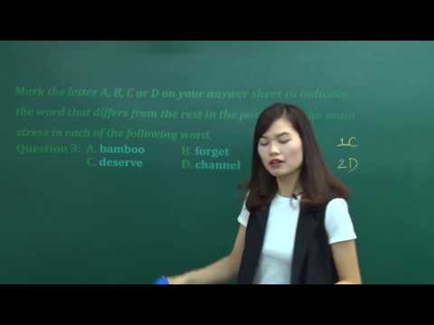 Video Thi THPTQG - Chữa đề thử nghiệm môn Tiếng Anh (P1) -... - YouTube