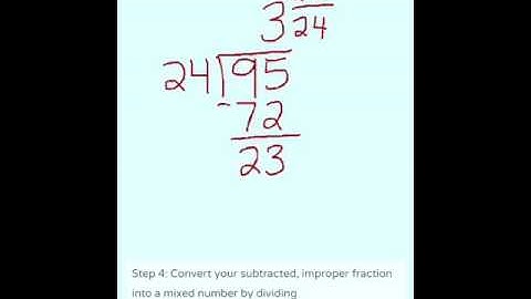10-5 Subtracting Mixed Numbers