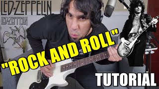 Como tocar "Rock and Roll" LED ZEPPELIN Tutorial Guitarra - Riffs / Acordes / Rasgueo y SOLO