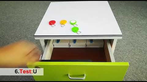 【EPROER】Small RFID Drawer Lock Operation EP-B909E