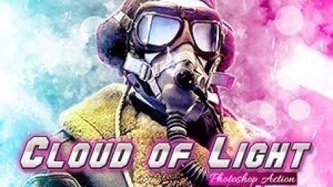 Cloud of Light Photoshop Action