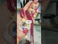 High quality top trending mala set real American diamond stone one carat Mala set #tanzanitering