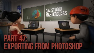 Basic Color Correction and Export from Photoshop - Daz Masterclass #47