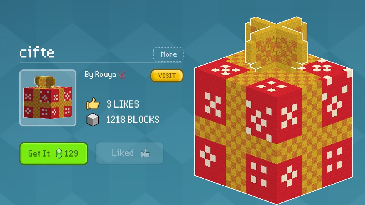 Block Craft 3D: Crafting Game #49 | Gift House - YouTube