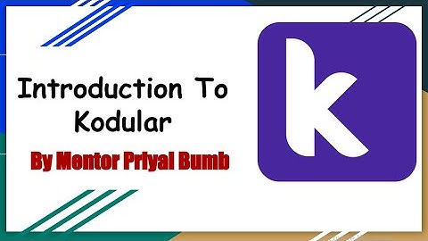 Introduction To Kodular By Mentor Priyal Bumb | Kodular| Priyal