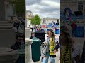 Real Madrid &amp; Borussia Dortmund fans in Trafalgar Square before the Champions League Final
