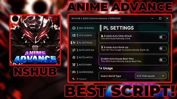 ANIME ADVANCE SCRIPT | FAST AUTO FARM, AUTO WORLD BOSSES, AUTO ROLLS & MORE! | *FREE*