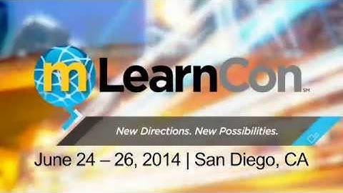 mLearnCon 2014 Program Video