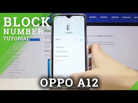 How to Block Number on OPPO A12 – Block Unwanted Calls