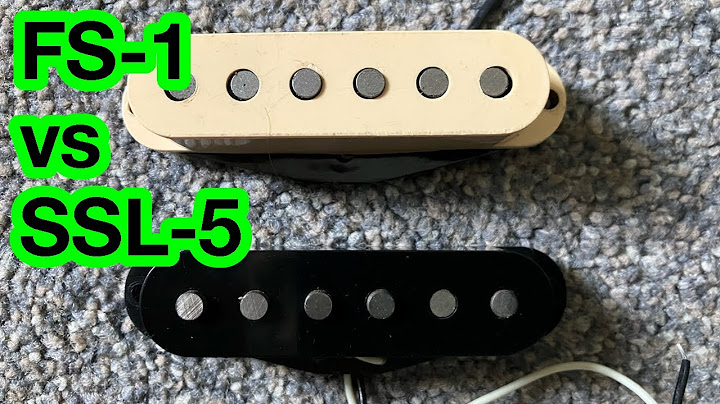 DiMarzio FS-1 vs Seymour Duncan SSL-5