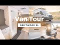 VAN TOUR | 148" EL AWD Ford Transit Custom Van Conversion With Interior Shower