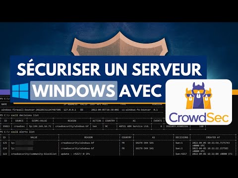 Sécuriser un serveur Windows avec CrowdSec