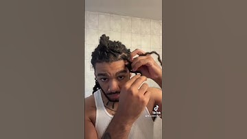 This is how you put bangs with locs 🌱 #shorts #locs_18