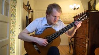 J.S. Bach - Prelude in D-minor BWV 999 (Acoustic Classical Guitar Cover by Jonas Lefvert)
