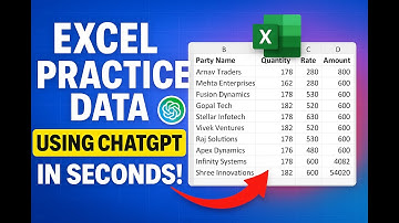🔥 ChatGPT + Excel = Instant Practice Data! ⚡📊 Formula Trick Explained