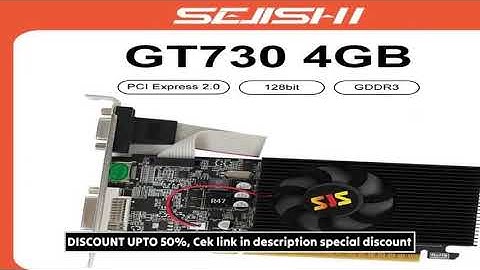 SJS Video Card GeForce GT730 Display Vga Cards 4GB DDR3 128Bit Compute