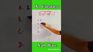 No Calculator Simplify 4Th Roots