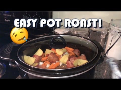 COOK WITH ME: EASY TENDER ROAST BEEF| SLOW COOKER - YouTube