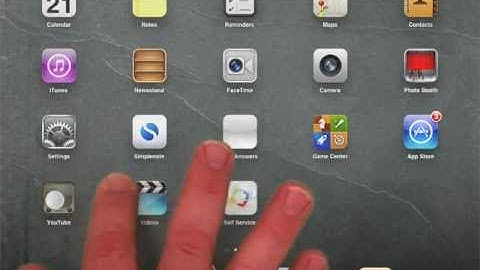 iPad Navigation & Gestures - Appalachian State University