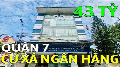 Bán nhà mặt tiền Quận 7 khu Cư Xá Ngân Hàng chỉ 43 tỷ - Mã sp: MH67