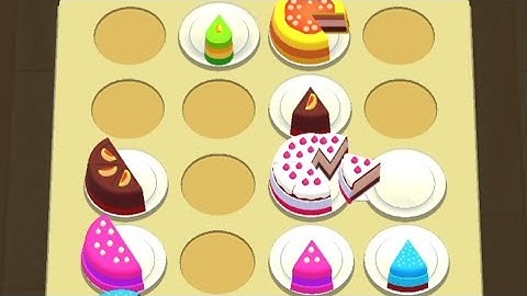 Cake Sort 3D Puzzle Game - endless color sorting merge arcade puzzle brain game Score 913 gameplay