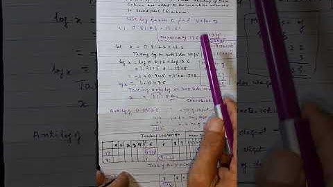 #maths #logarithms CLASS 9 PUNJAB FEDERAL EX.3.4 Q1 (i)