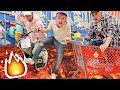 EXTREME FLOOR IS LAVA CHALLENGE (Almost kicked out)