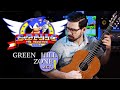Sonic the hedgehog  green hill zone classical guitar cover